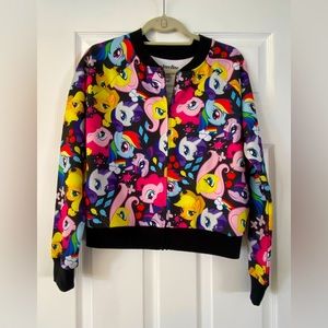 My Little Pony Womens Bomber Jacket sz L